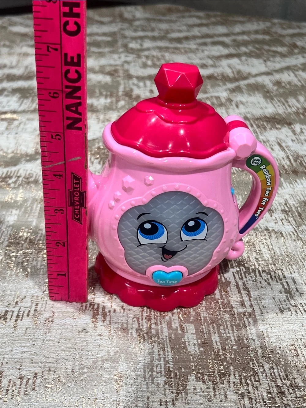 LeapFrog Rainbow Tea for Two Interactive Pink Electronic Teapot Toy